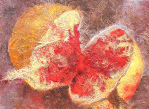 peinture nature morte grenade