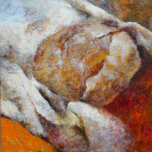 peinture nature morte pain