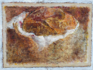 peinture nature morte pain