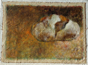 peinture nature morte pain